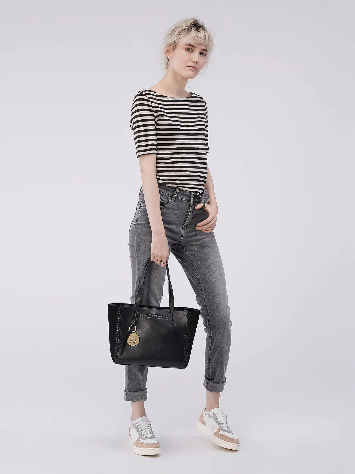 SEE BY CHLOE | Ledertasche - Shopper TILDA | schwarz